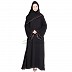Umbrella  abaya with side adjustment button  Umbrella  abaya with side adjustment button